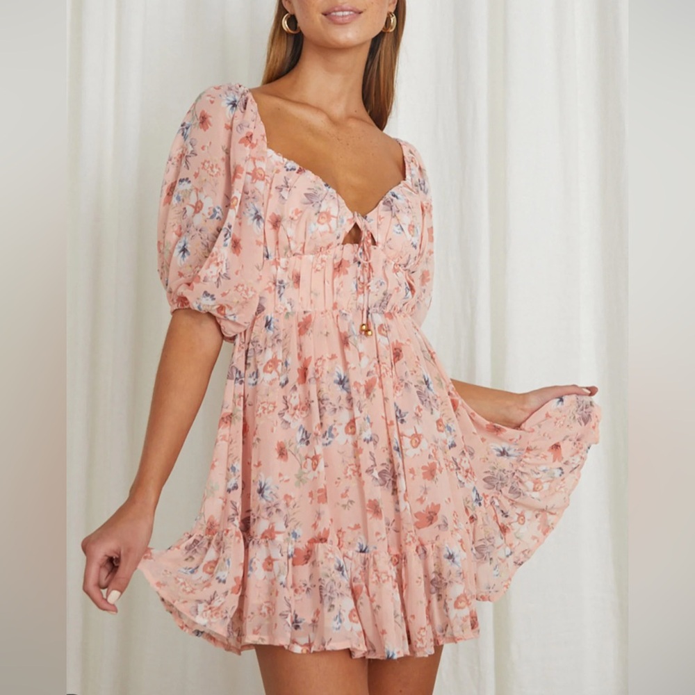 NWT Selfie Leslie Pink Sundress